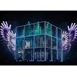 High Transparency Outdoor Glass Curtain Wall Led Display P3.91-7.8