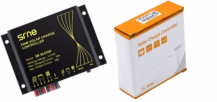 10a Solar Street Light Controller Input 55V Max Solar Panel Controller SL2410