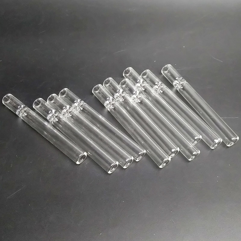 Unbreakable Glass Chillum Pipe / All Clear Glass Water Pipe For Men