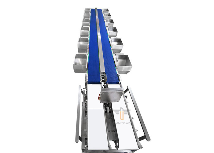 Waterproof 12 Grades Multi Conveyor Belt Weight Sorter Machine For Fish