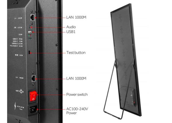 Buy cheap P4 LED Banner Display Slim Indoor Advertising Screen Full Color OEM from wholesalers