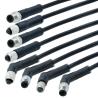 Buy cheap IP67 Waterproof Circular Connector Female Molding M5 M8 M12 Black Cable from wholesalers