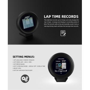 Buy cheap 8VDC 12000rpm Touch Compass Lap Time Speed Gauge from wholesalers