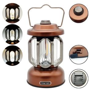 China Hanging Rechargeable LED Camping Lights ABS Metal Handle 117x117x175mm on sale
