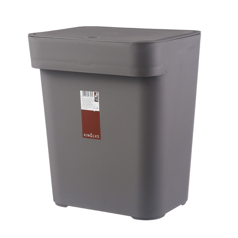 Plastic PP Household Dustbin For Office Toilet Dry And Wet Separation