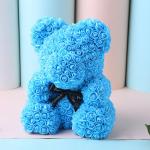 2021 artificial preserved roses Teddy Roses Bear for Valentines Day Gift rose