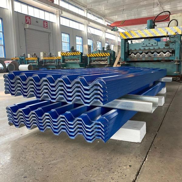 Buy cheap Class C1 Anti Corrosion Color Coated 18 Gauge Corrugated Metal Steel Panels from wholesalers