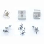 Photovoltaic Solar Panel End Clamp Fixture Aluminum PV Mounting Clamps