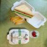 Buy cheap 800ml Disposable Cornstarch CPLA Food Container Set With Bamboo Pick Customized In Takeout Food Store from wholesalers