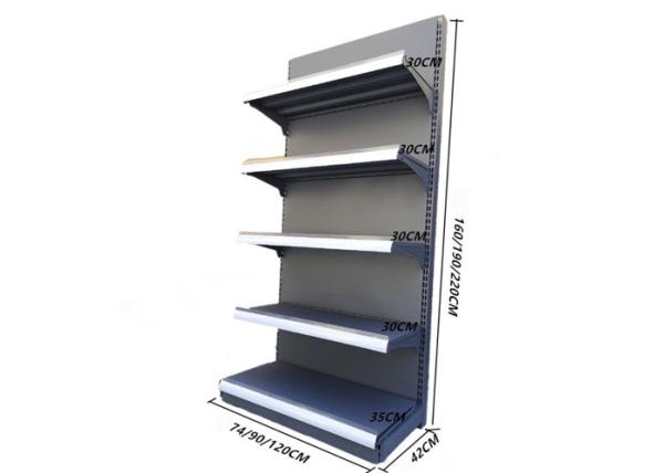 Buy cheap OEM Height 1830mm Supermarket Display Racks 4 Tier Space Saver Shelf from wholesalers