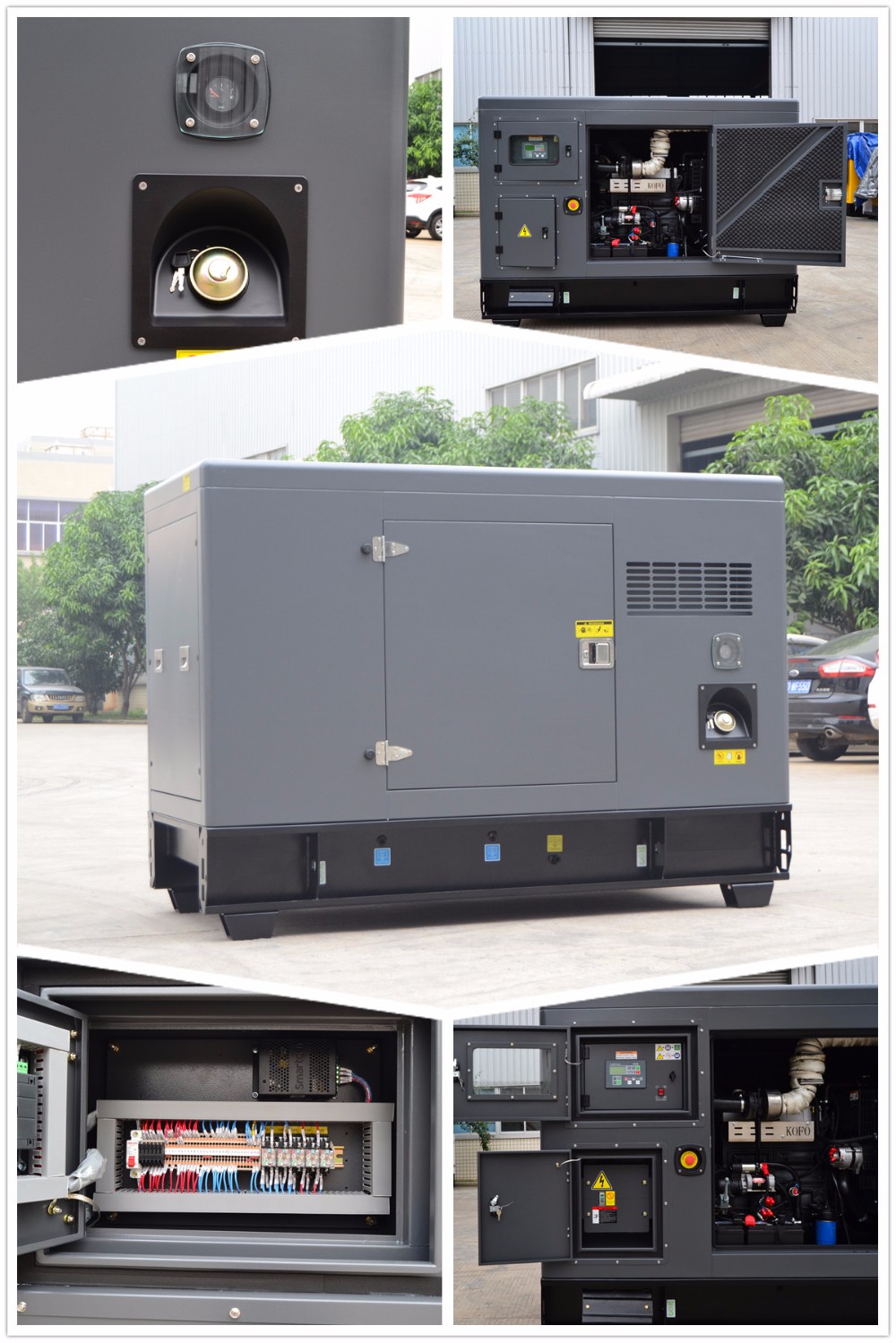 60 Kw 80 Kw Large Chinese Diesel Generator Single Phase 200A YUCHAI