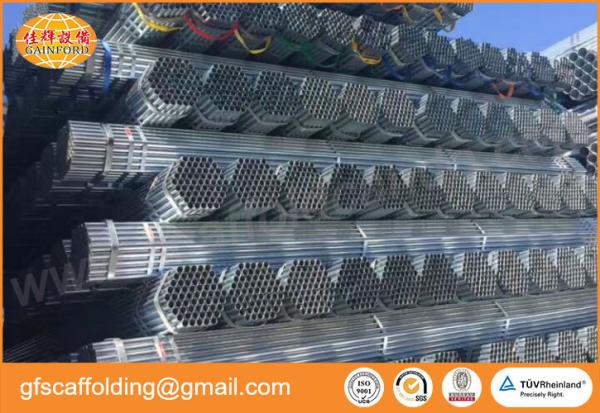 Buy cheap Q345B hot dip galvanized 6 M scaffolding steel pipe tube for Middle east market oil and gas project from wholesalers