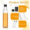 Buy cheap Food Storage Container 750ml Clear Glass Bottle for Kitchen Vinegar Cooking Oil GLASS from wholesalers
