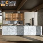 Buy cheap Modern Stylish Kitchen Cabinet with Light Oak Veneer Laminated and Customizable from wholesalers