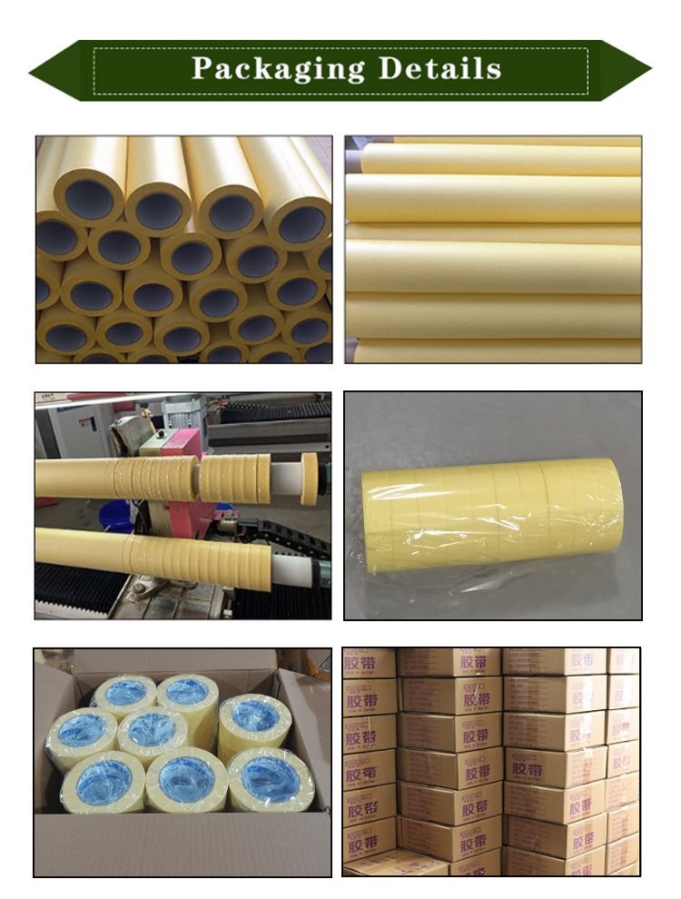 50m 18m Custom Length Green Masking Tape For Fine Arts Painting Protection