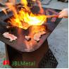 Buy cheap Backyard Corten Steel Wood Burning Fire Pit Barbecue BBQ Grill from wholesalers