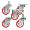 Buy cheap 2.5 Inch Soft Wheels Swivel Head Light Duty PVC Casters Bolt Hole Side from wholesalers
