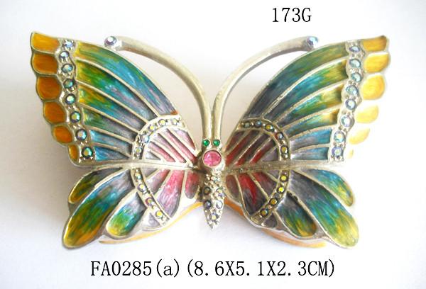 Buy cheap Butterfly Design Luxury Metal Jewelry Box Newest Promotional Box for Jewelry from wholesalers