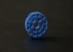 19 Rooms PE05 HDPE Material MBBR Filter Media Blue Color