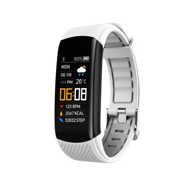 Buy cheap CE Body Temperature Fitness Smart Band 90mAH Waterproof Smart Fitness Tracker from wholesalers