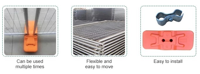 Australia Standard 2100mmx2400mm Temp Construction Fence