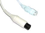 6 Pin Medical Transducer Adapter Cables 5.00MM Dia Plastic CE Approval