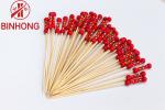 Party Decoration 8cm Bamboo Food Sticks For Appetizers Drinks