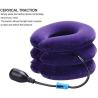 Buy cheap Soft neck supporter inflatable neck collar cervical half flannel from wholesalers