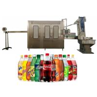 Buy cheap 250-2000ML PET Bottle Soft Drink Bottling Plant , Monoblock Filler And Capper product