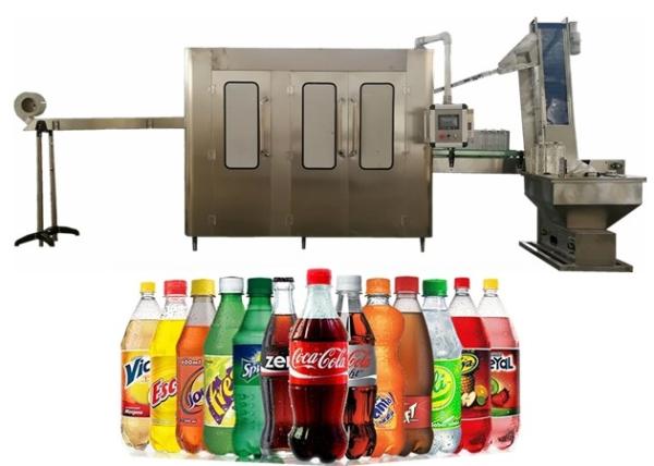 Buy cheap 250-2000ML PET Bottle Soft Drink Bottling Plant , Monoblock Filler And Capper from wholesalers