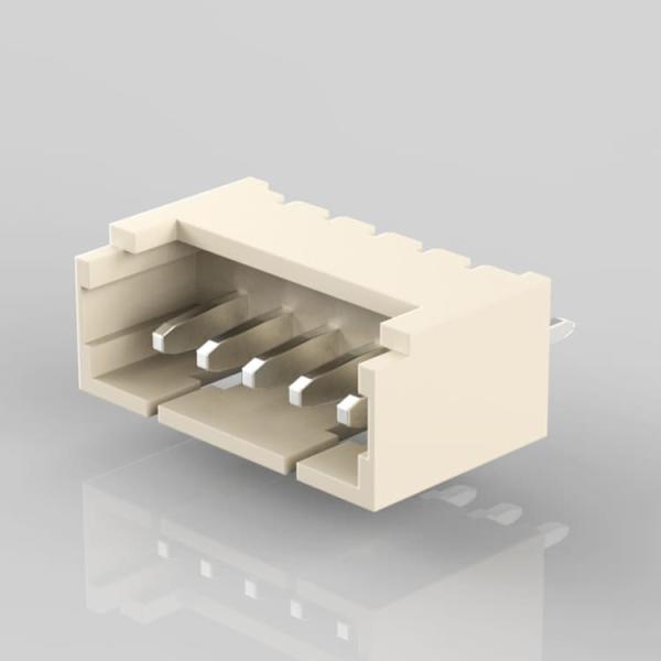 1.25mm Wire To Board Connector Wafer Connectors Vertical 180° DIP Type 2Pin