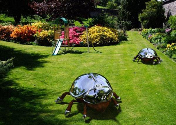 Buy cheap Large Stainless Steel Sculpture Artists Metal Animal Insect Sculpture Garden from wholesalers