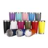 Buy cheap Wholesale 20oz Double Wall Vacuum Insulated Tumbler Stainless Steel Car Travel Coffee Mugs With Lids from wholesalers