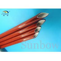 Buy cheap 7 KV Heat Resistant Silicone Fiberglass Sleeving Electrical Eco - Friendly product