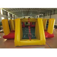Buy cheap Amusement Park Inflatable Football Games Blow Up Football Pitch Inflatable product