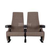 Buy cheap IMAX Luxury Swing Back Commercial Cinema Seats , Movie Theater Chairs Retractabl product