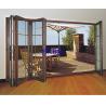 Buy cheap Luxury Home Decor Aluminium Clad Wooden Doors With doube glass Good Air Tightness from wholesalers