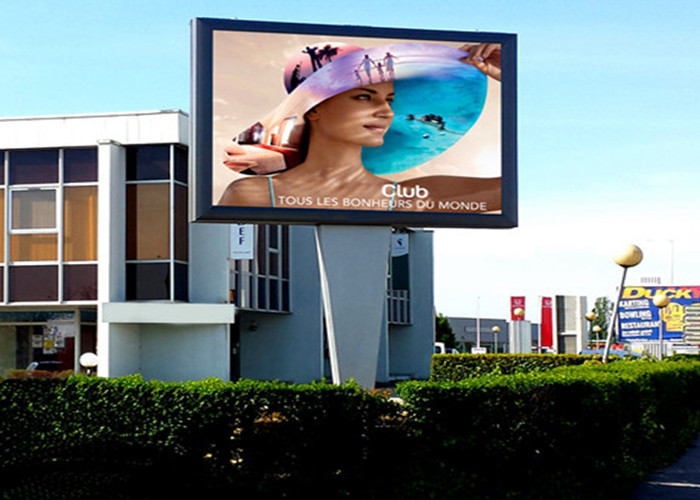 P8 Large Outdoor LED Advertising Screen 120x120 Dots Led Wall Signage