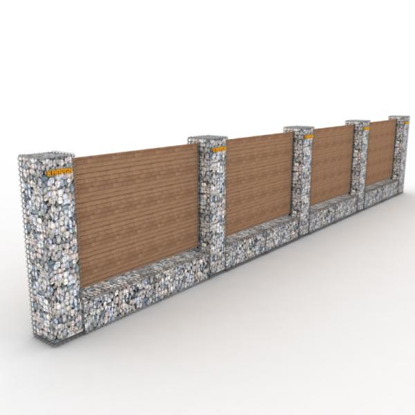 Buy cheap Box Metal Stone Wall 0.3m Length Welded Mesh Gabion from wholesalers