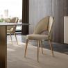 Buy cheap White pu leather ss furniture dining room modern dinner chairs from wholesalers