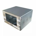 Custom 0.5mm Thickness Stainless Steel Sheet Metal Cover With White Powder