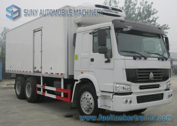 Buy cheap 30 T Refrigerated Box Truck CNHTC Sinotruk HOWO 6x4 Heavy 336 HP from wholesalers