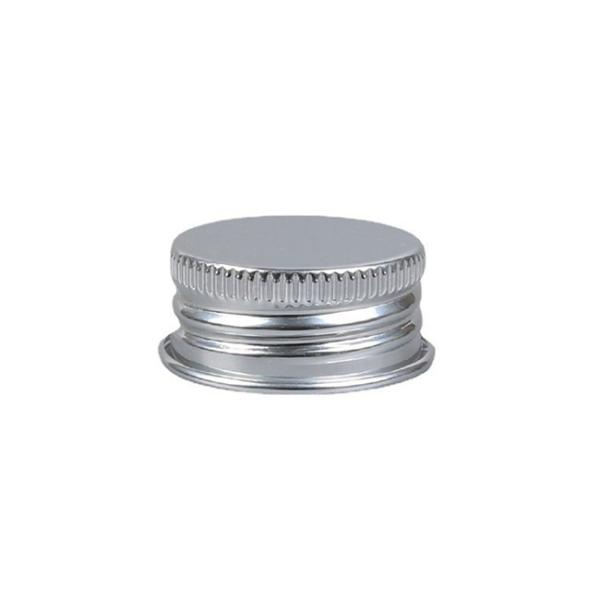 Buy cheap Aluminium Shiny Silver Disc Top Caps 20/410 For Food Skin Personal Care from wholesalers