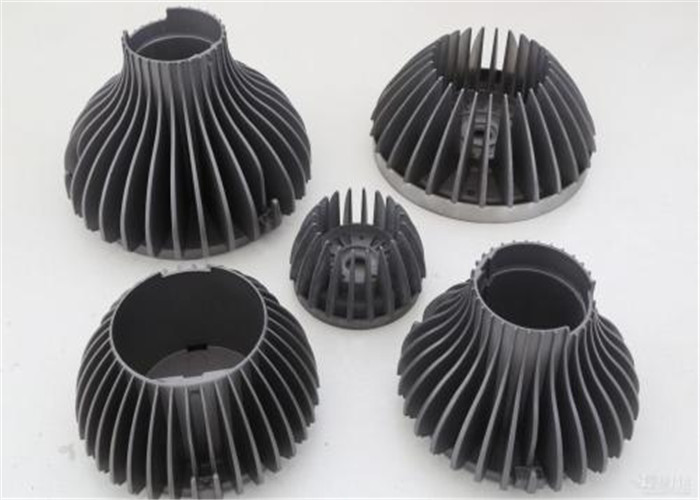 Stainless Steel Laser CNC Lathe Services Turning / Cutting Ground Lighting Heat Sink