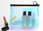 Nylon k slider pvc toiletry bag vinyl beachwear cosmetic bag, towel slider