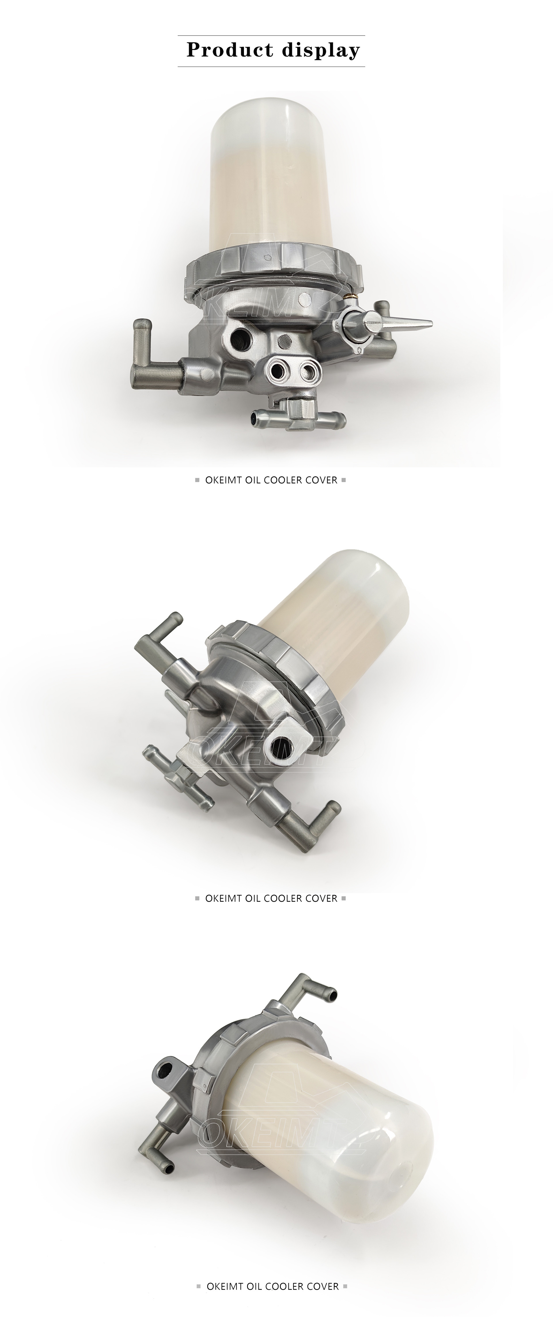 129100-55621 Fuel Water Separator Filter Assembly Diesel Fuel Filter Housing Generator 4TNV94 4TNE88