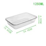 Food grade disposable container plastic fast food lunch boxes, take away food