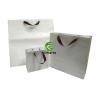 Buy cheap Elegant Luxury Paper Grocery Bags , Easy To Carry Plain Paper Bags With Ribbon Handles from wholesalers