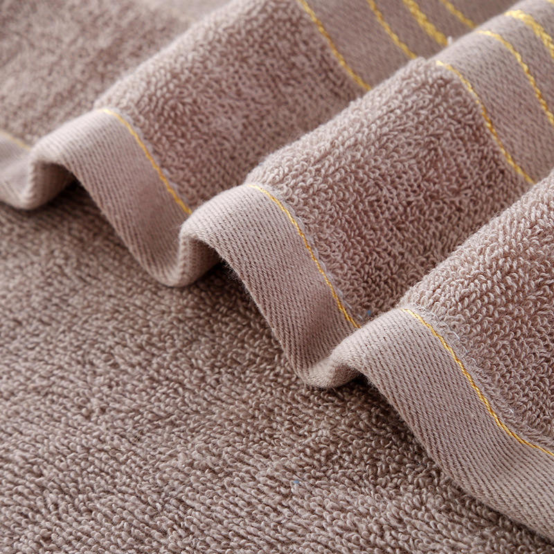 Pure Cotton 32 Gold Segment Microfiber Towel Business Cover with Customized Logo