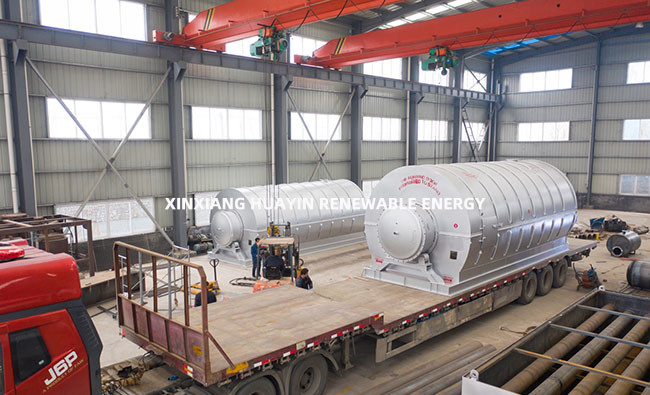 Waste Tyre Small Pyrolysis Plant 2 Ton With CE ISO